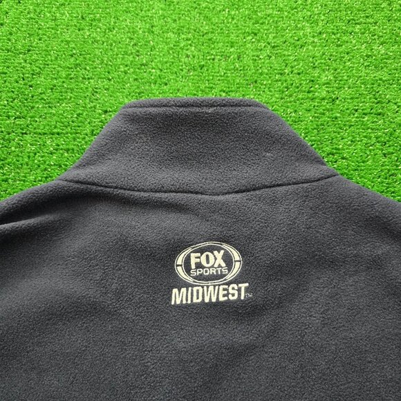 St Louis Blues Vest Mens Large Navy Blue Sweater Full Zip Fleece NHL Hockey - Picture 9 of 9